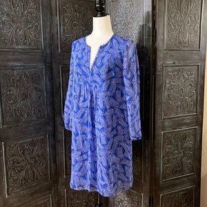 DVF blue tunic/mini dress (size 6)